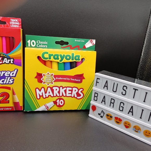 Lot of 2 or 4 Back To School Supplies- Composition, Markers, Scissors, Col Pncls - Picture 6 of 6